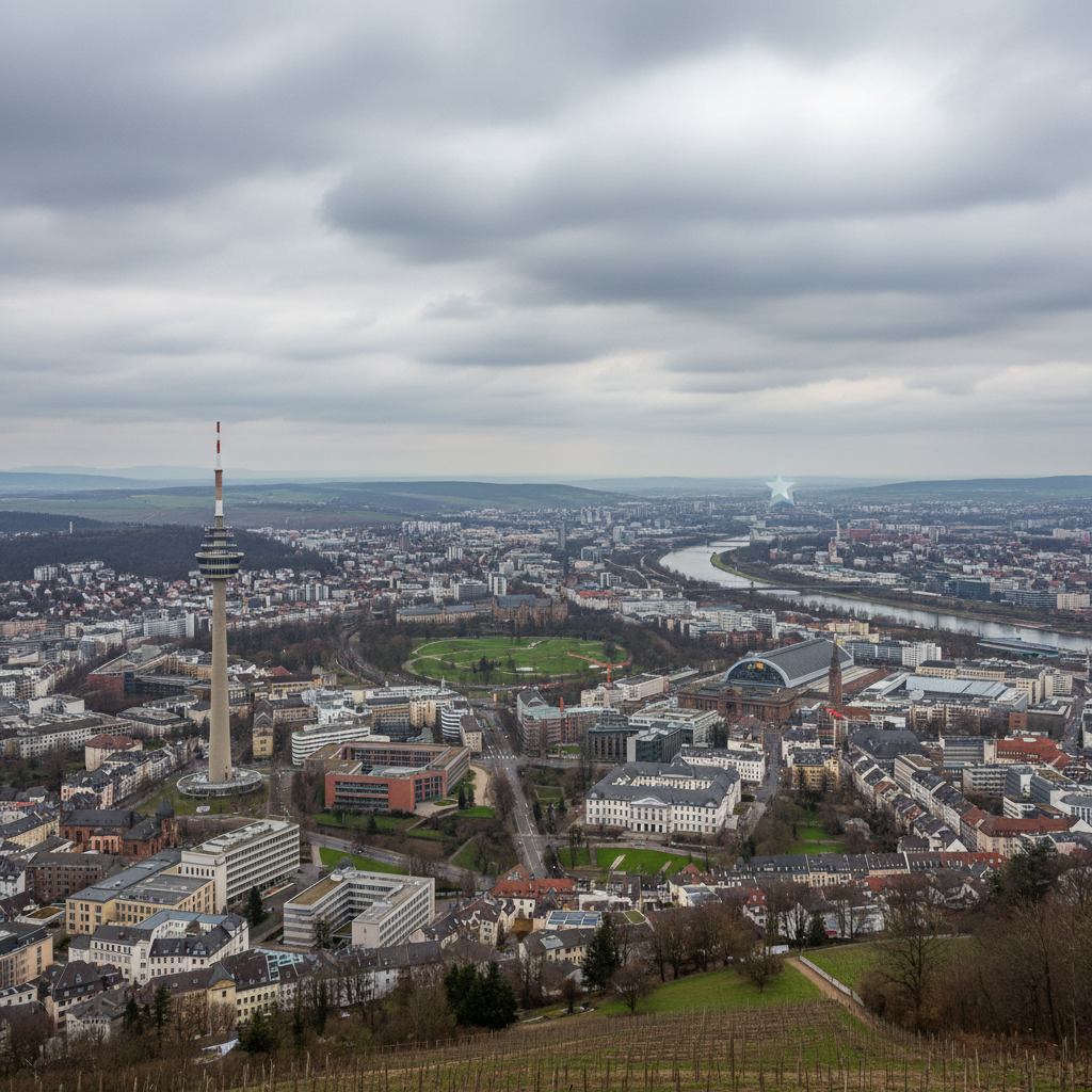 Stuttgart heute unter strahlender Sonne und hochsommerlichen 33 Grad