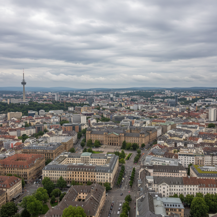 Wettervorhersage für Stuttgart am 1. Juni 2026: Regen und milde Temperaturen