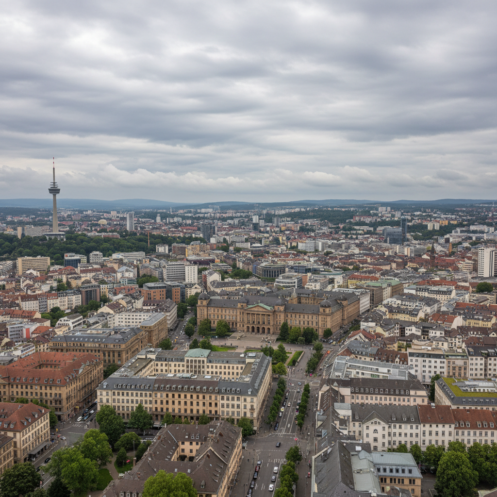 Wettervorhersage für Stuttgart am 1. Juni 2026: Regen und milde Temperaturen