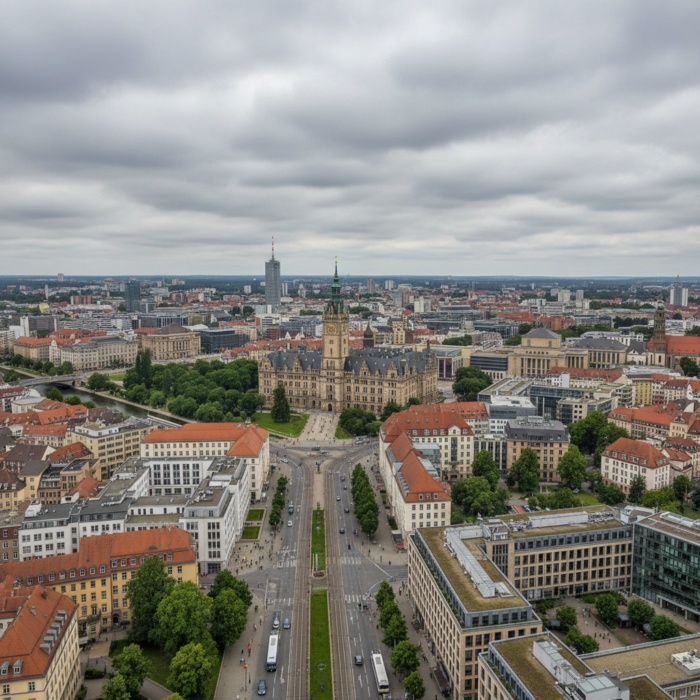 Wettervorhersage für Leipzig am 12. Juni 2026: Regen und milde Temperaturen