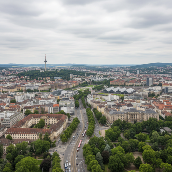 Wettervorhersage für Stuttgart am 12. Juni 2026: Mäßiger Regen erwartet