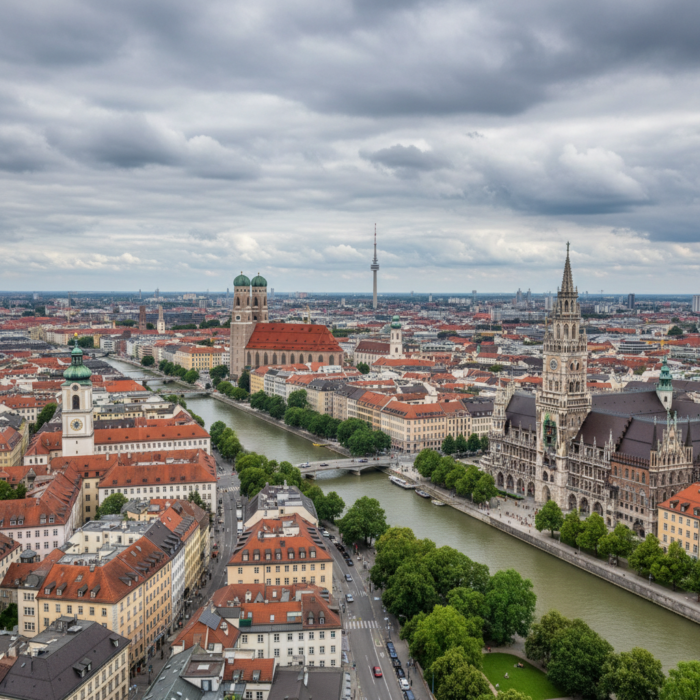 Wettervorhersage für München am 5. Juni 2026: Regen und milde Temperaturen