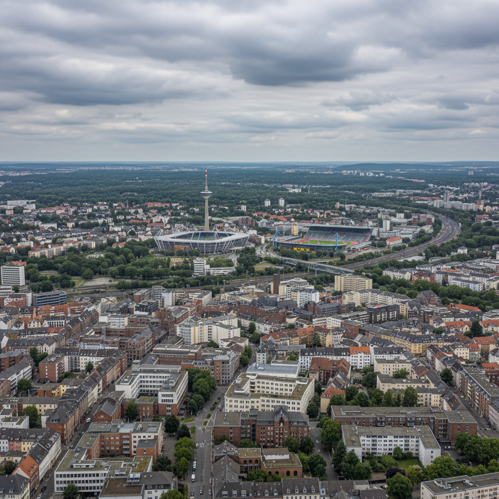 Wettervorhersage für Dortmund am 12. Juni 2026: Mäßiger Regen erwartet