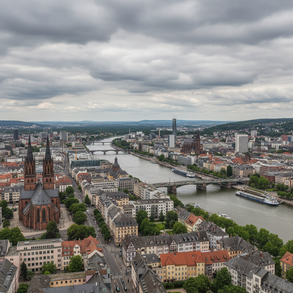 Deutschlands Wetterprognose: Sanfter Regen und milde 17 Grad Celsius erwarten uns heute.