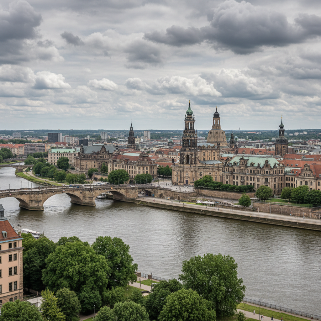 Strahlender Sonnenschein und milde 20°C erwarten Dresden heute