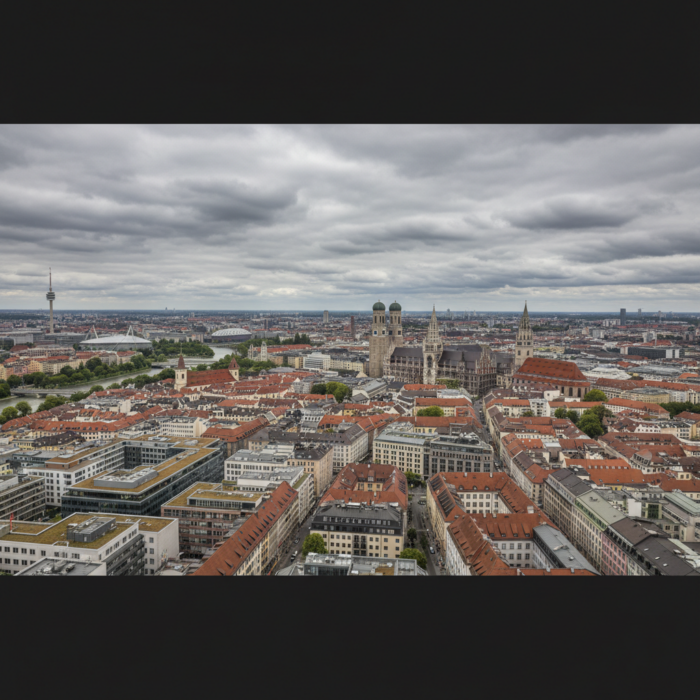 Wettervorhersage für München am 1. Juni 2026: Regen und milde Temperaturen