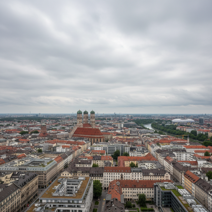 Wettervorhersage für München am 13. Juni 2026: Regen und milde Temperaturen