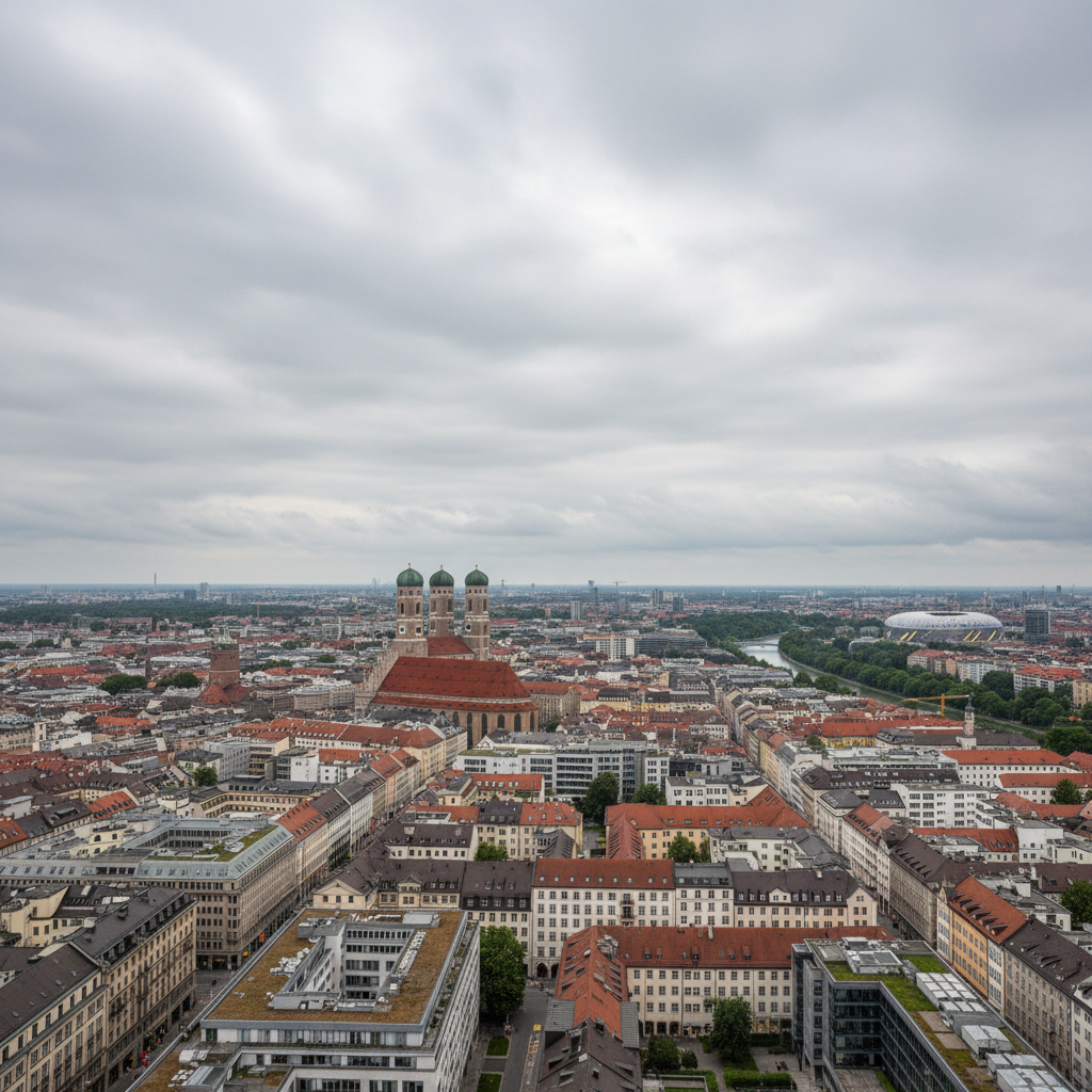 Wettervorhersage für München am 13. Juni 2026: Regen und milde Temperaturen