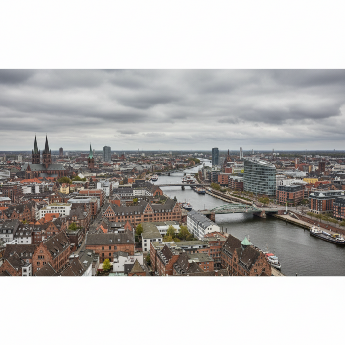 Wettervorhersage für Bremen am 29. Juni 2026: Mäßiger Regen und Temperaturen bis 25,7°C