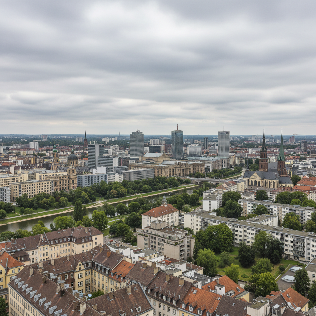 Leipzigs Wetterprognose: 21°C und milde Bewölkung heute erwartet