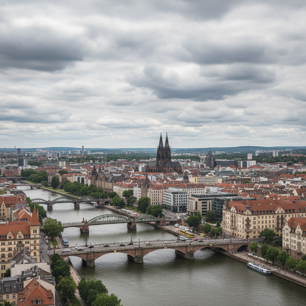 In deutschen Regionen erwartet: Regenschauer und milde 22 Grad Celsius