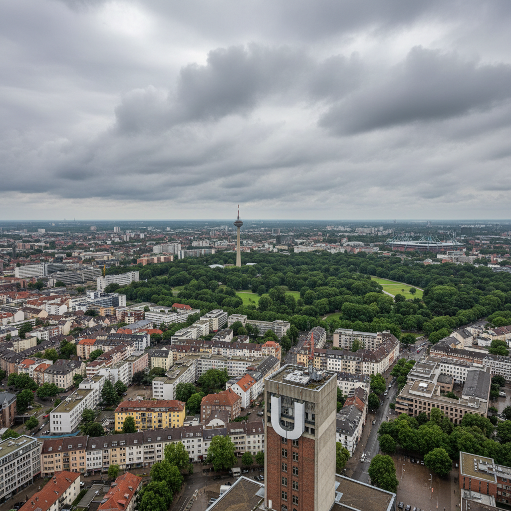 Wettervorhersage für Dortmund am 3. Juni 2026: Regen und milde Temperaturen