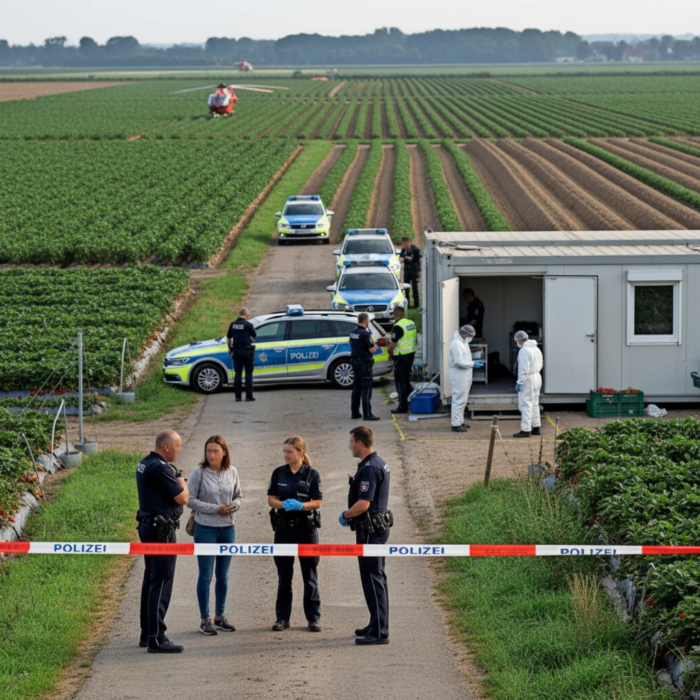 Nettetal (NRW): Frau (40) bei Streit auf Erdbeerhof erstochen