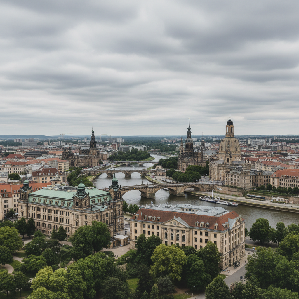Wettervorhersage für Dresden am 5. Juni 2026: Mäßiger Regen und milde Temperaturen