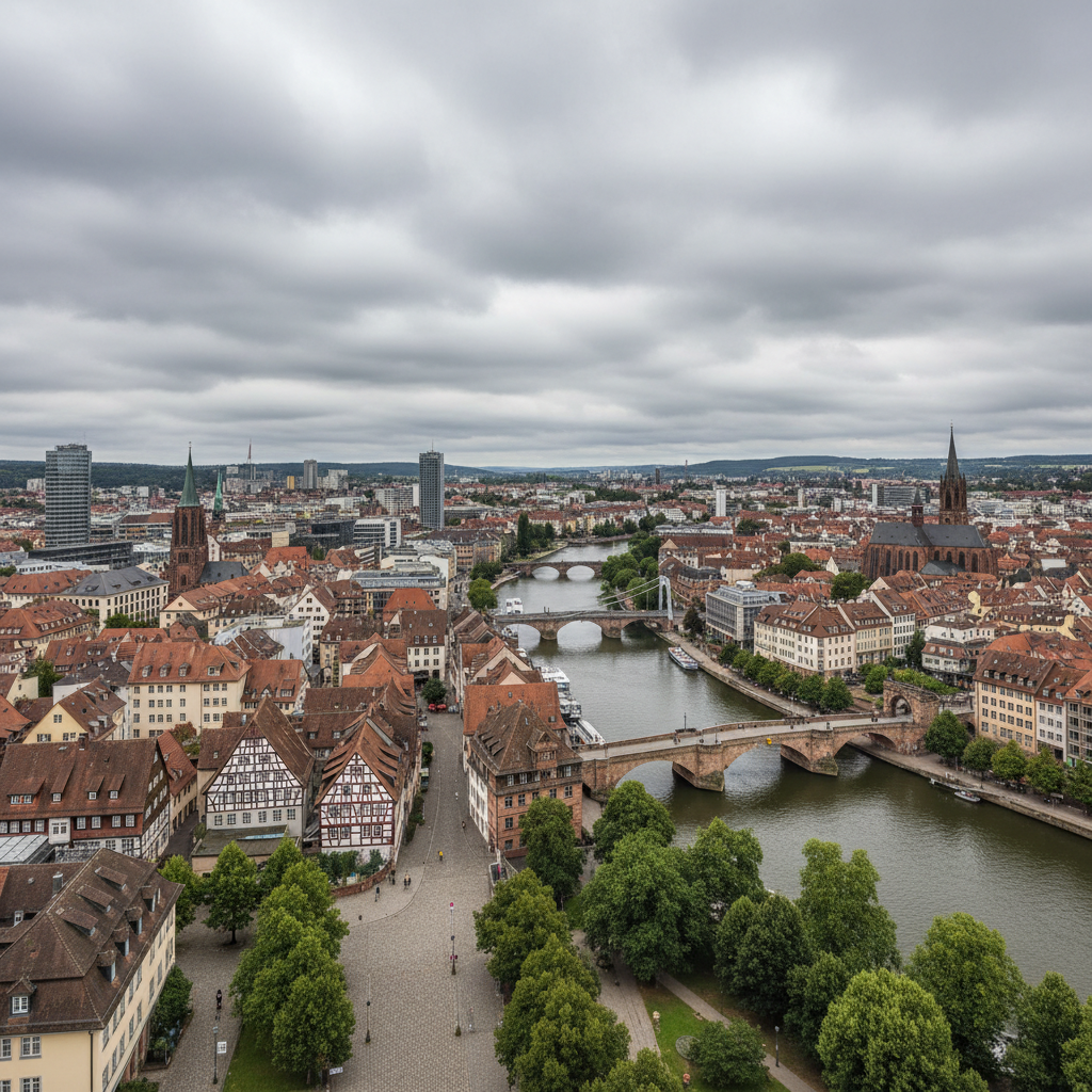 Deutschland heute: Wolkiger Himmel und angenehme 22 Grad Celsius