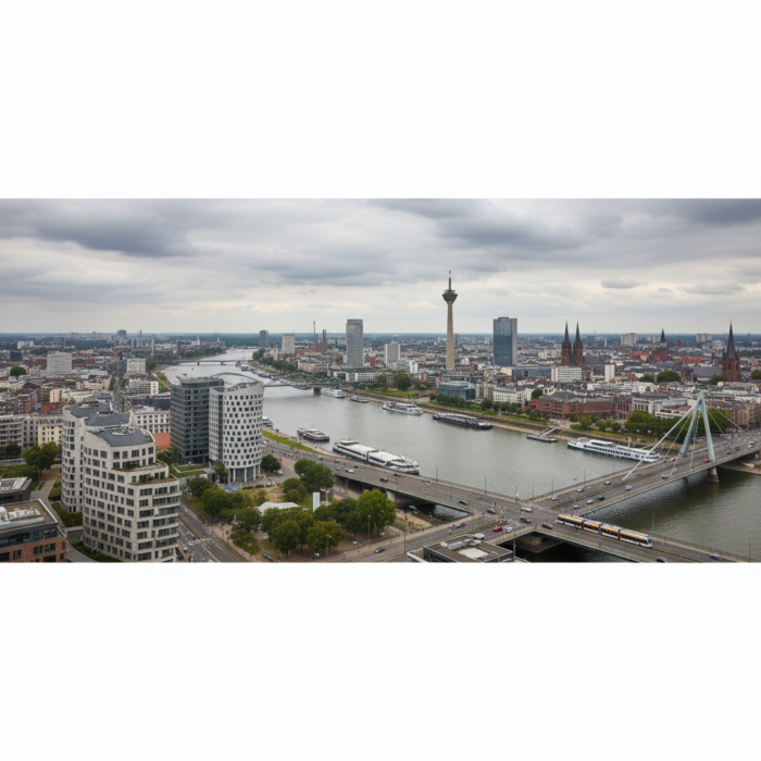Wettervorhersage für Düsseldorf am 4. Juni 2026: Regen und milde Temperaturen