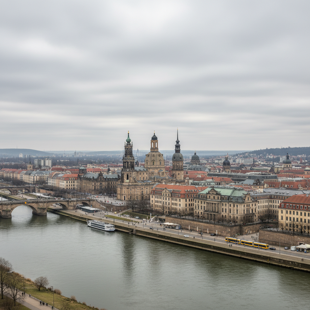 Dresden erwartet bewölkten Himmel und milde 16°C heute