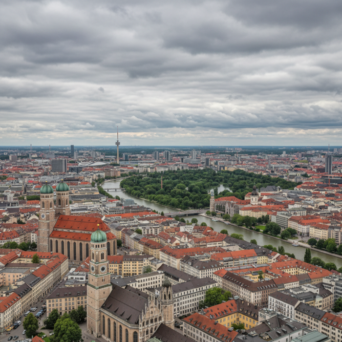 Wettervorhersage für München am 17. Juni 2026: Mäßiger Regen und milde Temperaturen