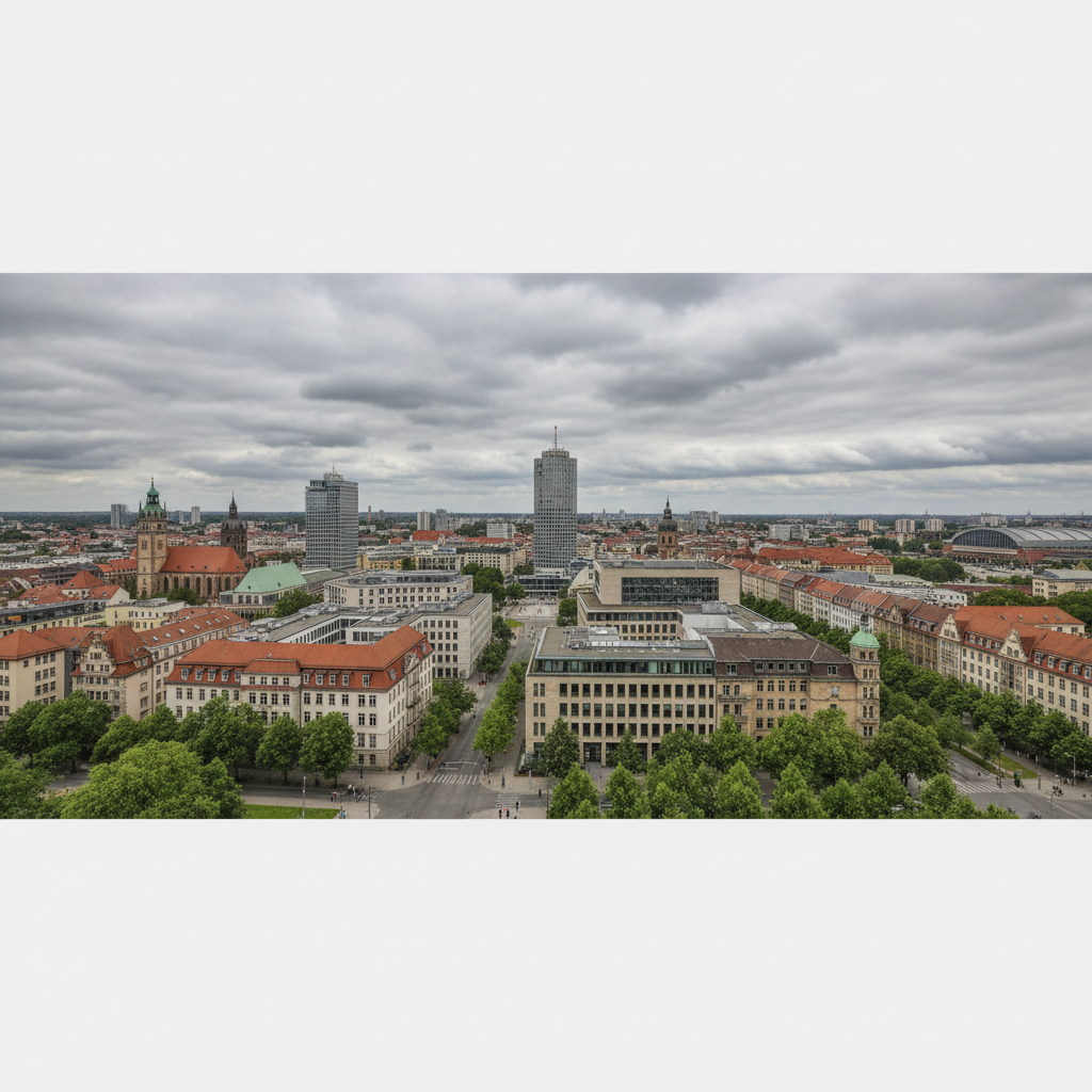 Leipzig heute: Gemischte Wolken und milde 18°C auf dem Wetterradar