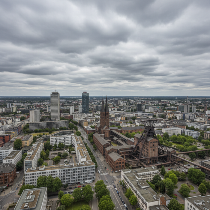 Wettervorhersage für Essen am 29. Juni 2026: Mäßiger Regen und Temperaturen bis 28°C