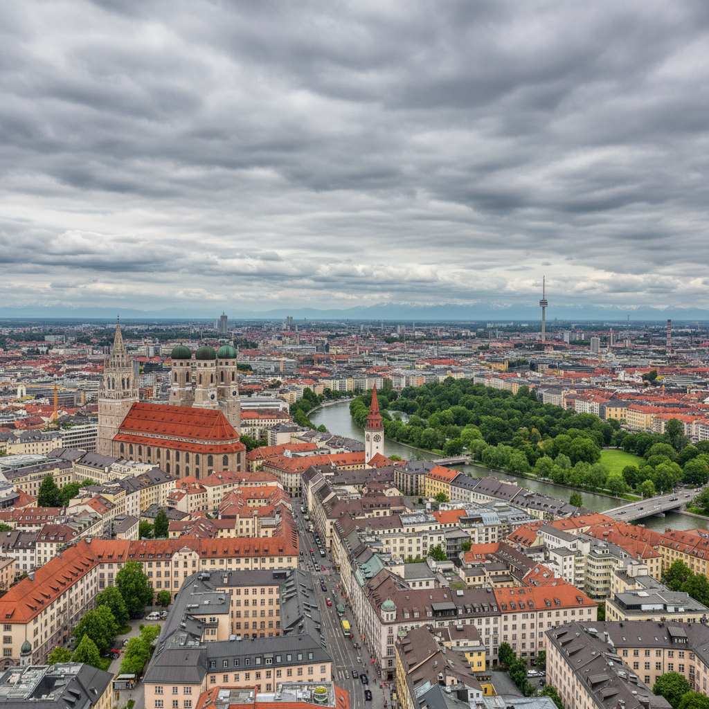 Wettervorhersage für München am 28. Juni 2026: Regenschauer und hohe Temperaturen