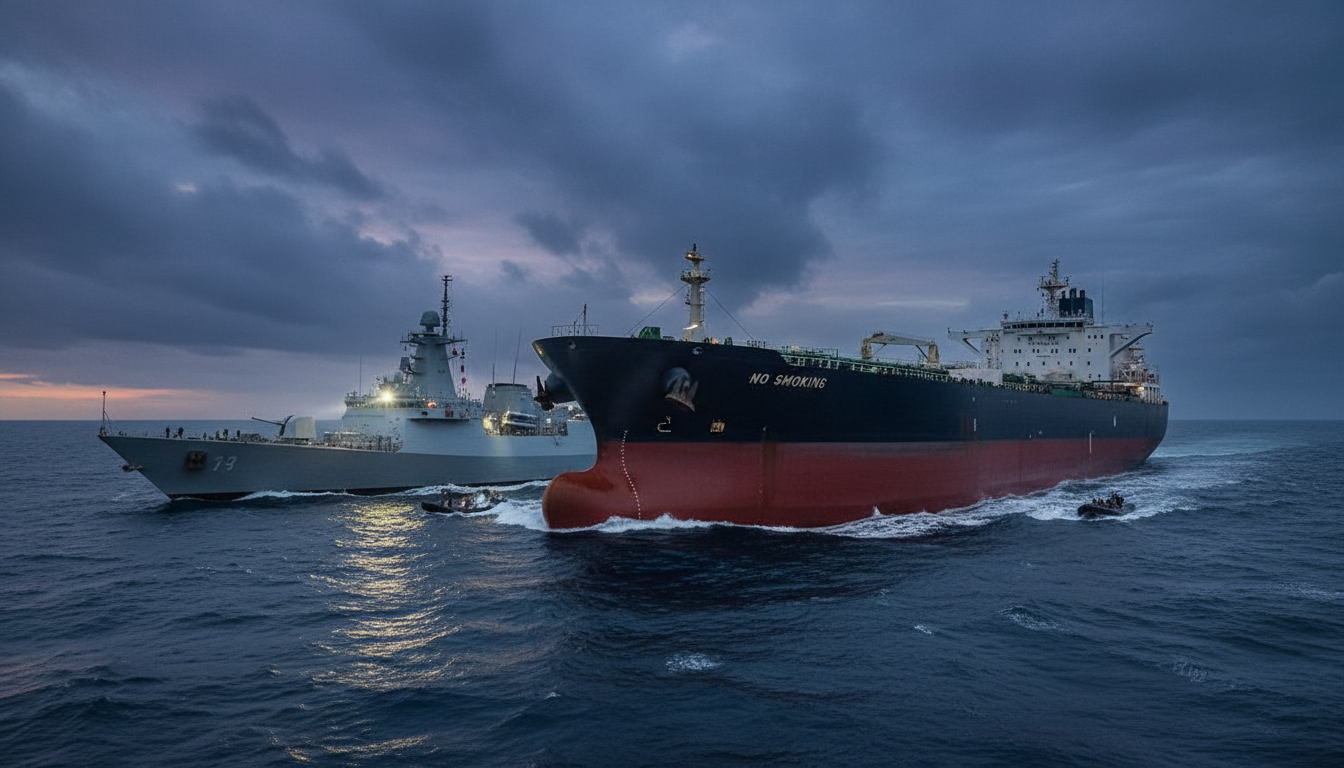 Frankreich interveniert im Atlantik: Blockade eines russischen Öltankers