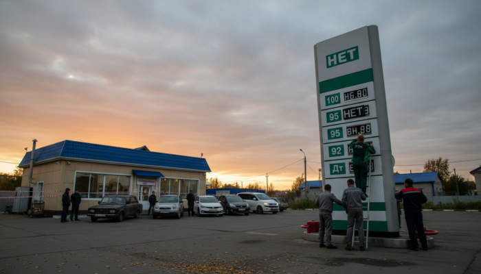 Wilde Szenen an Tankstellen: 25 russischen Regionen gehen Benzin und Diesel aus