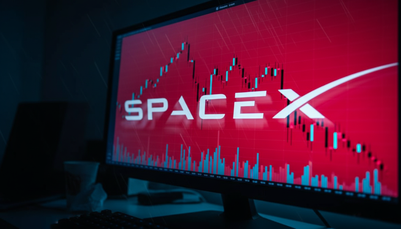 SpaceX-Aktie: Dritter Verlusttag in Folge sorgt für zweistelligen Rückgang