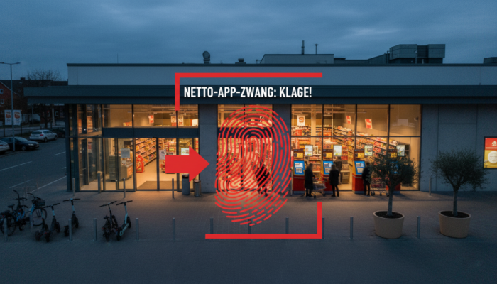 Netto-App-Zwang: Verbraucherschützer klagen wegen SB-Kassen-Regel