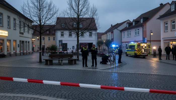 Ein Toter und mehrere Verletzte bei Messerstecherei in Bad Langensalza