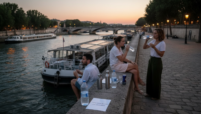 Trinkwasser im Umland wird knapp: Paris verhängt Alkoholverbot wegen Hitzewelle