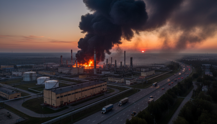 Das Benzin wird knapp: Es brennt lichterloh in Russlands Ölindustrie