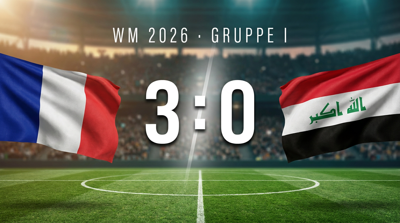 WM 2026: Frankreich 3:0 Irak – Spielbericht & Stimmen