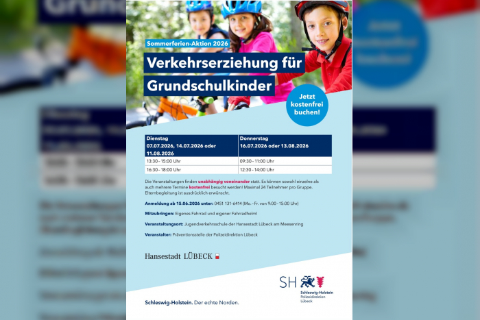 Verkehrserziehung für Grundschulkinder in Lübeck-St. Gertrud
