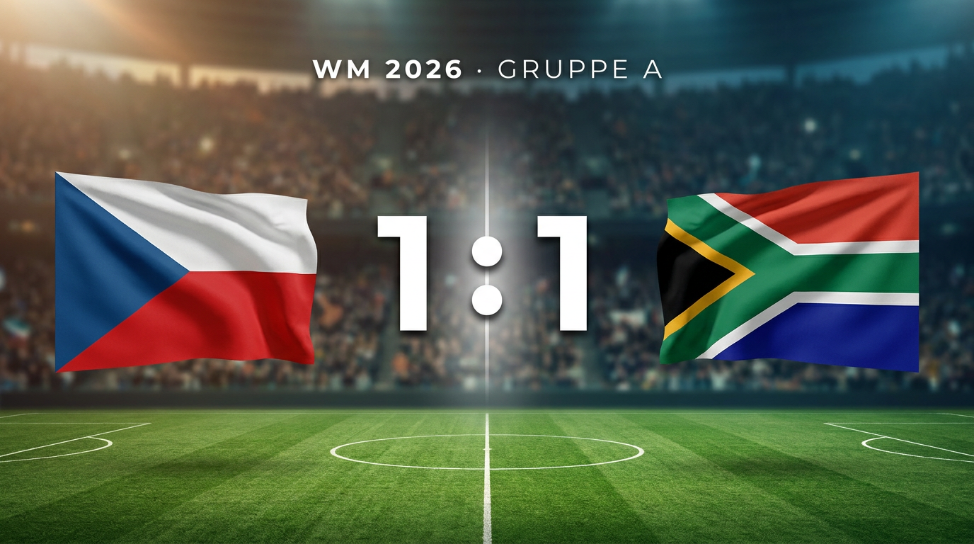 WM 2026: Tschechien 1:1 Südafrika – Spielbericht & Stimmen