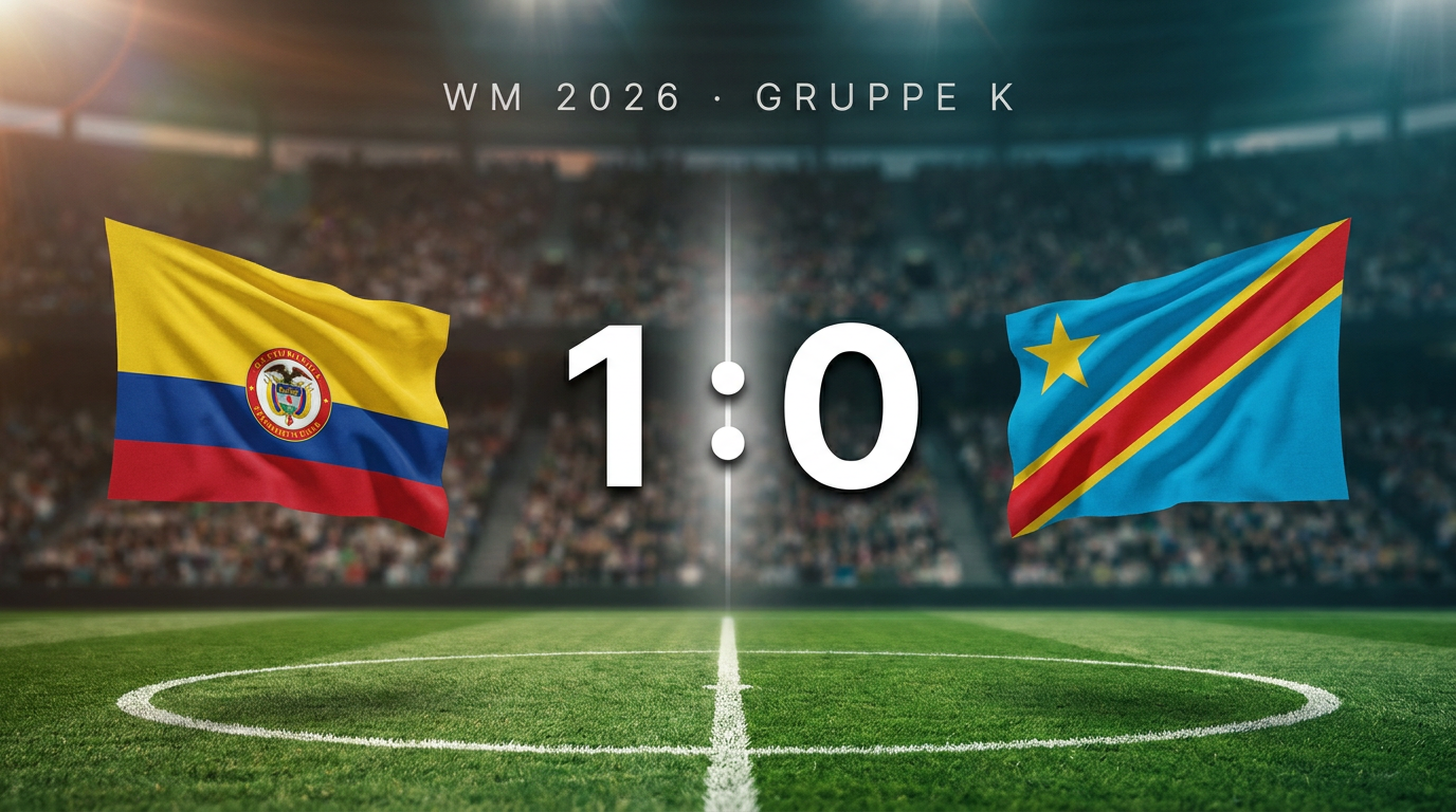 WM 2026: Kolumbien 1:0 DR Kongo – Spielbericht & Stimmen