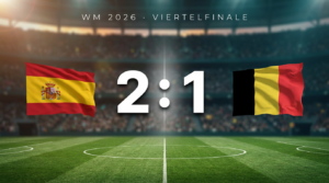 WM 2026: Spanien 2:1 Belgien – Spielbericht & Stimmen