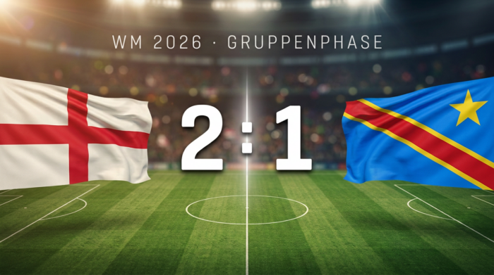 WM 2026: England 2:1 DR Kongo – Spielbericht & Stimmen