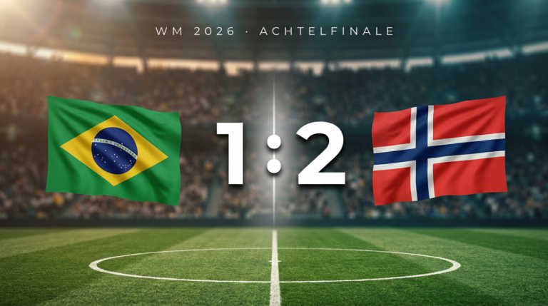 WM 2026: Brasilien 1:2 Norwegen – Spielbericht & Stimmen