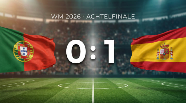 WM 2026: Portugal 0:1 Spanien – Spielbericht & Stimmen