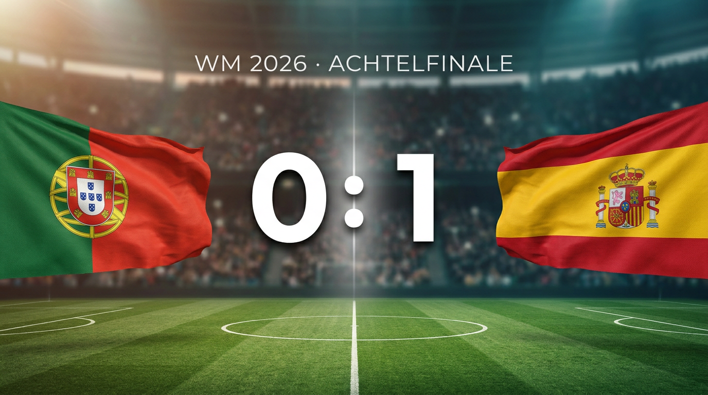 WM 2026: Portugal 0:1 Spanien – Spielbericht & Stimmen