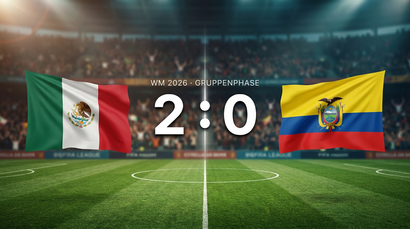 WM 2026: Mexiko 2:0 Ecuador – Spielbericht & Stimmen