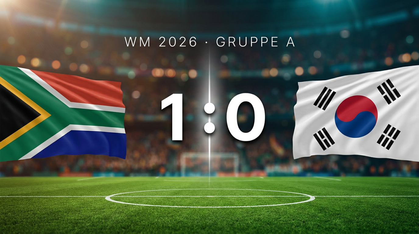 WM 2026: Südafrika 1:0 Südkorea – Spielbericht & Stimmen