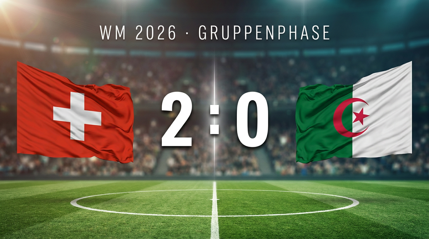 WM 2026: Schweiz 2:0 Algerien – Spielbericht & Stimmen