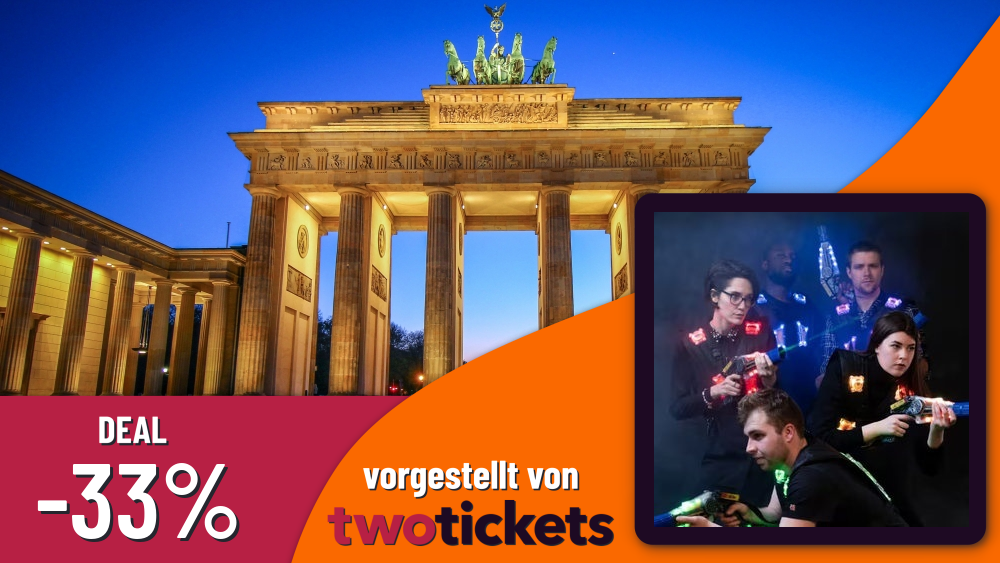 Gruppenaktivitäten in Berlin am 08.10.26: 3 Runden Premium Zone Lasertag | BER