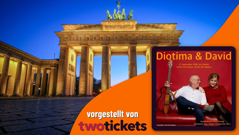 Liedermacher & Chansons in Berlin am 17.09.26: Diotima + David – Die Welt des Folk, Chanson und Pop