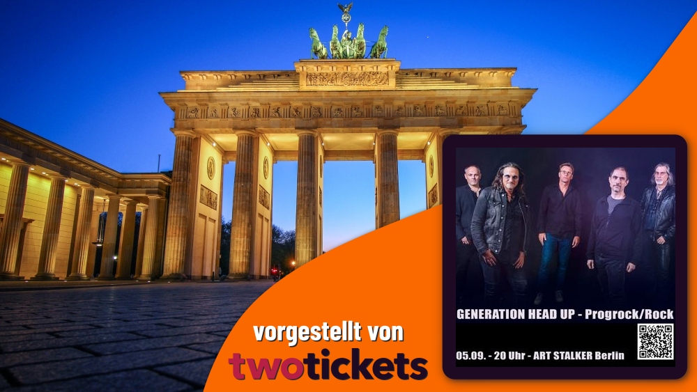 Pop & Rock in Berlin am 05.09.26: Generation Head Up – Progrock/Rock