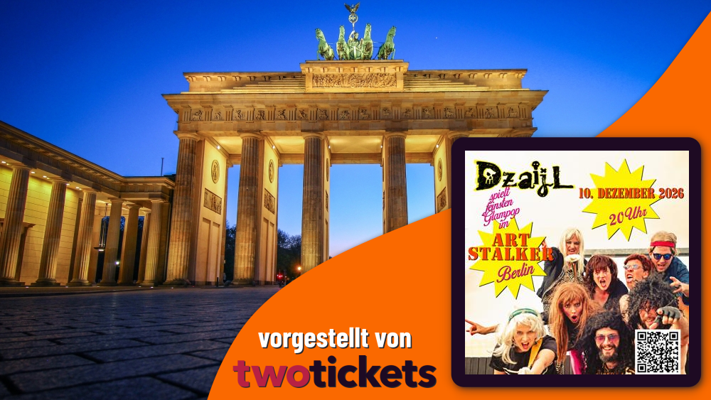 Pop & Rock in Berlin am 10.12.26: DZAIJL – Greatest Hits der letzten 70 Jahre