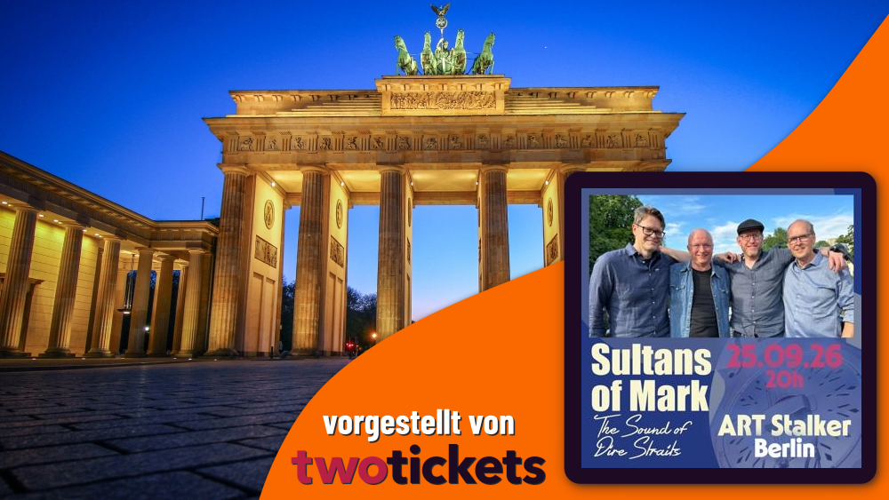 Pop & Rock in Berlin am 25.09.26: Tribute to Dire Straits presented by Sultans of Mark