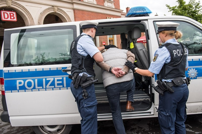 Erfurt, Erfurt Hauptbahnhof: Verhaftung am Hauptbahnhof